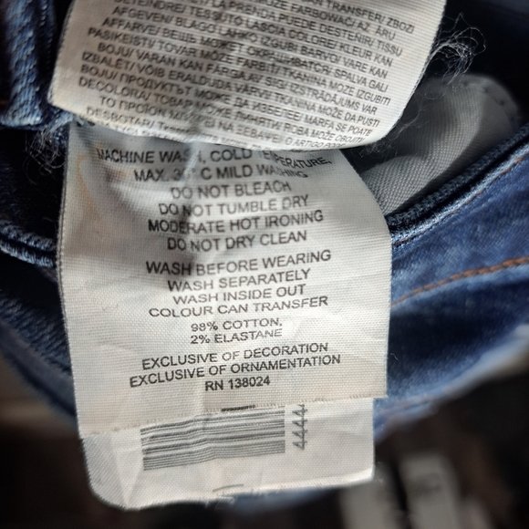 FB Sister Denim Short Overalls Small - Picture 9 of 11